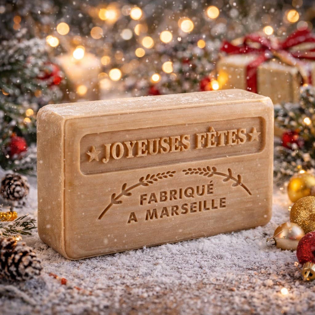 Gold Christmas French Soap 125g — product
