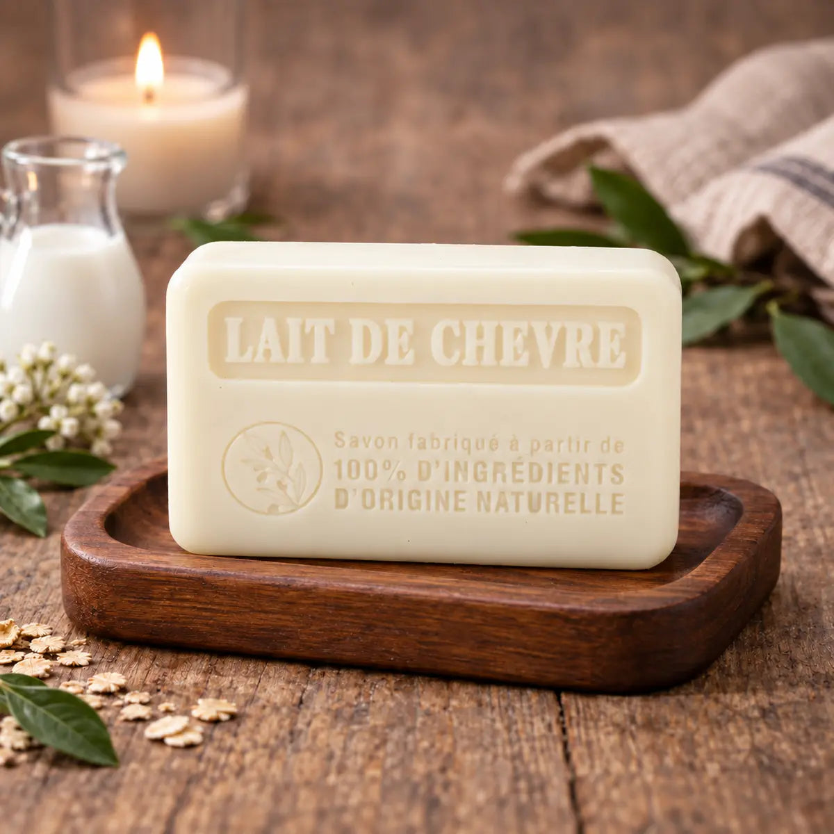 Goat's Milk 100% Natural French Soap 125g — Wholesale Box