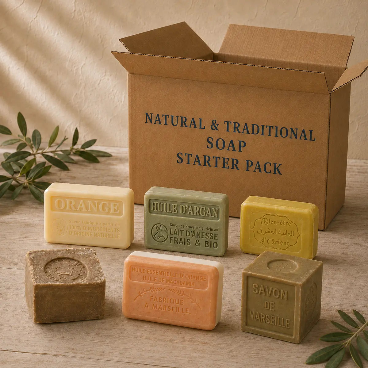 Natural & Traditional Soap Starter Pack
