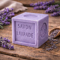 Savon de Marseille Lavender Cube — Wholesale Box