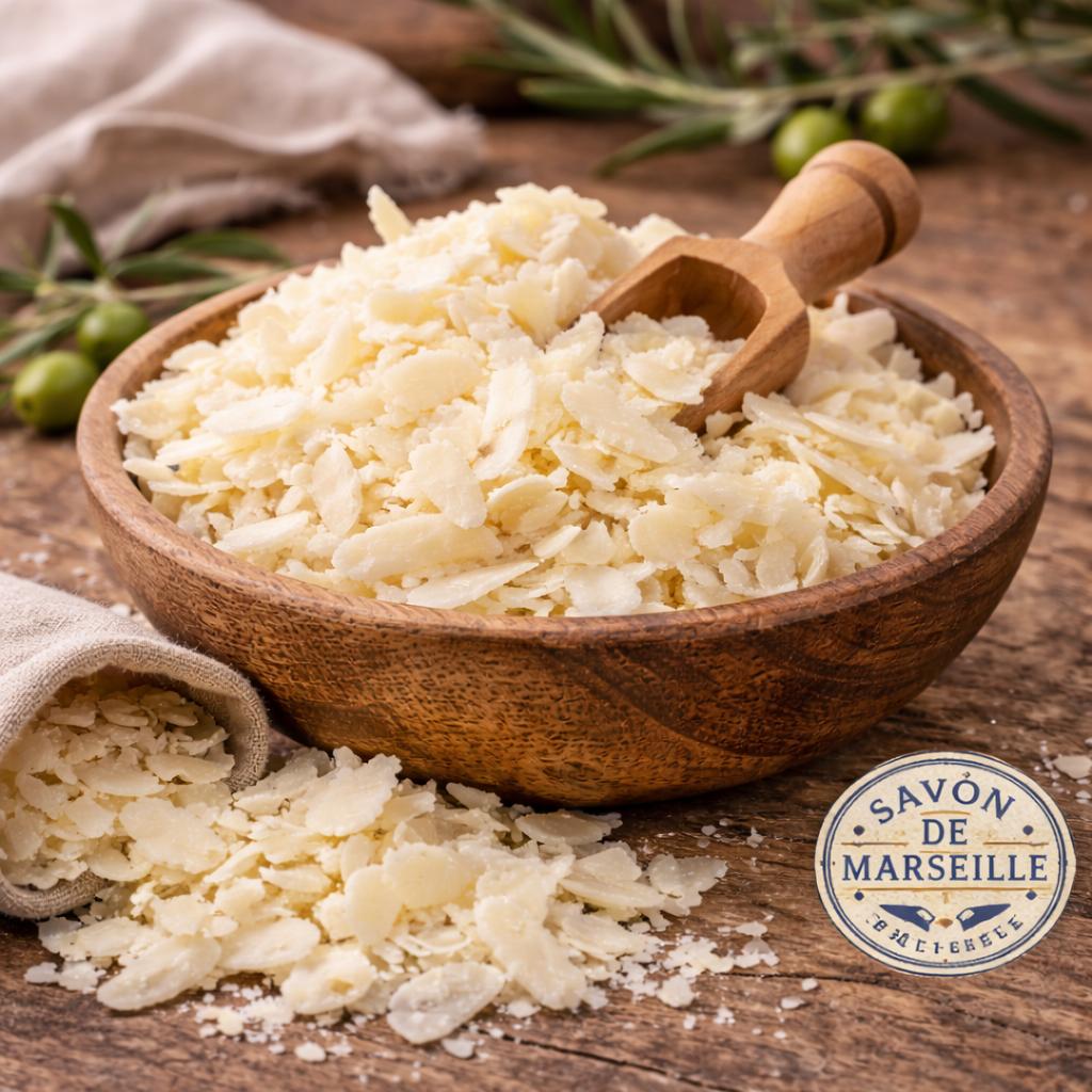 Savon de Marseille Natural Soap Flakes 15kg — Wholesale Bag