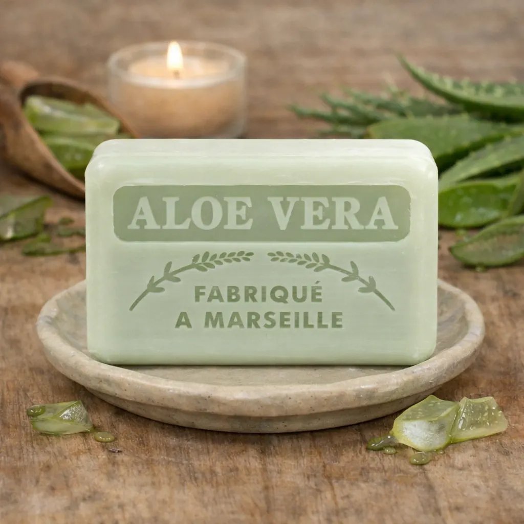 Aloe Vera French Soap 125g — Wholesale Box