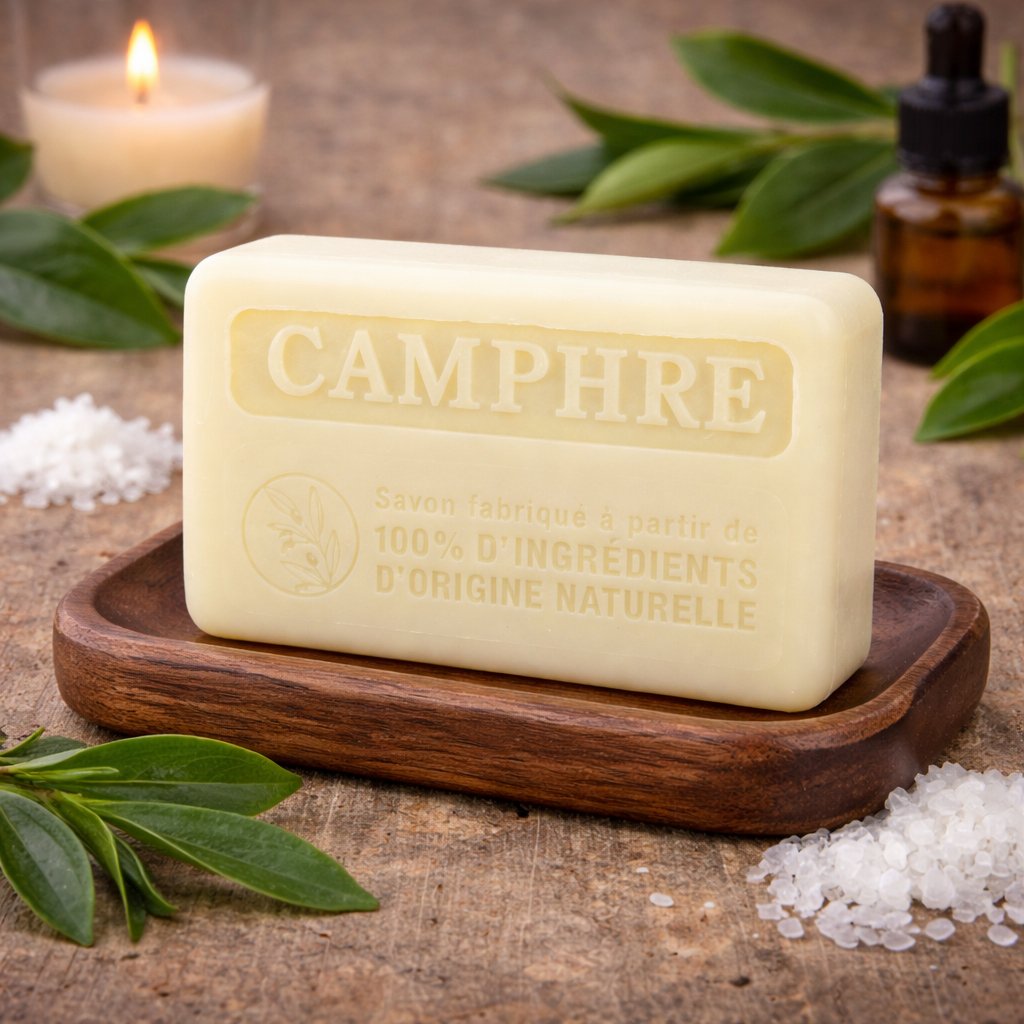 Camphor 100% Natural French Soap 125g — Wholesale Box