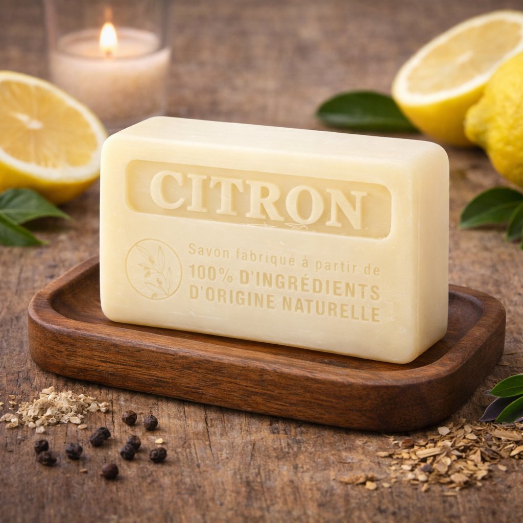 Lemon 100% Natural French Soap 125g — Wholesale Box