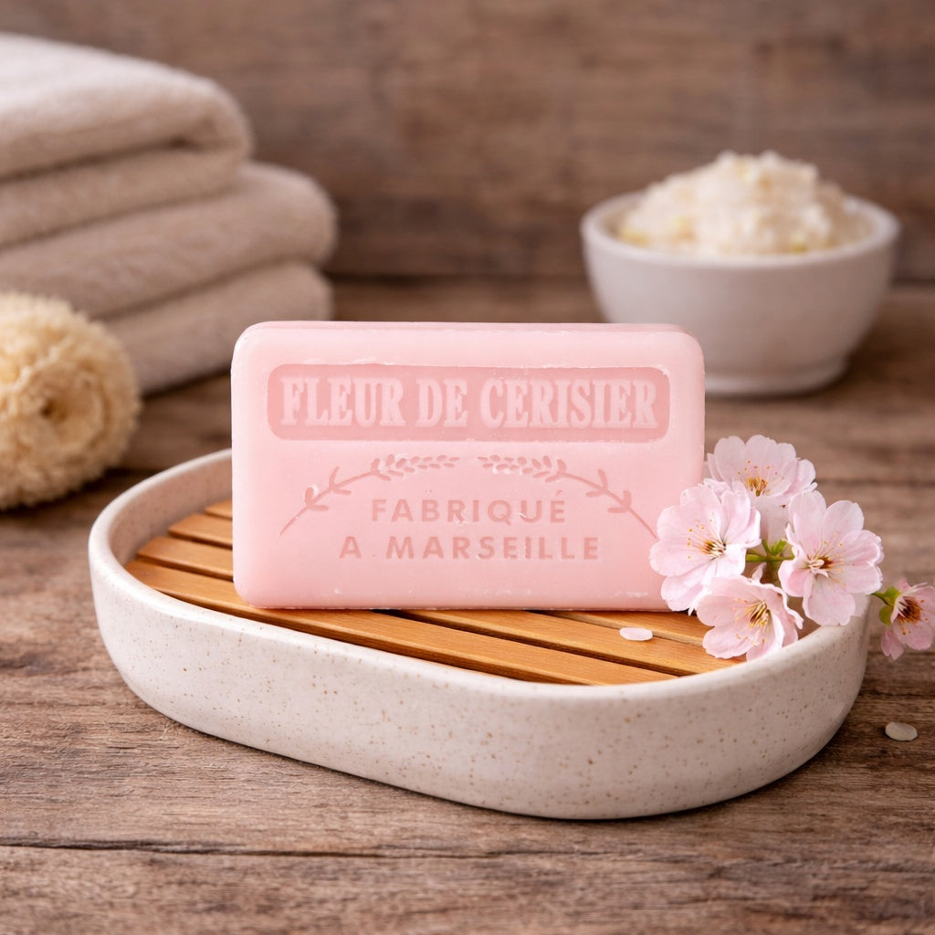 Cherry Blossom French Guest Soap 60g — Wholesale Box