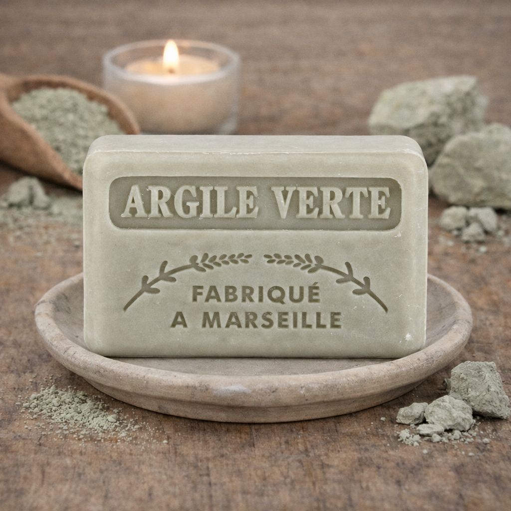 Green Clay French Soap 125g — Wholesale Box