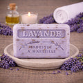Lavender with Flowers French Soap 125g — Wholesale Box