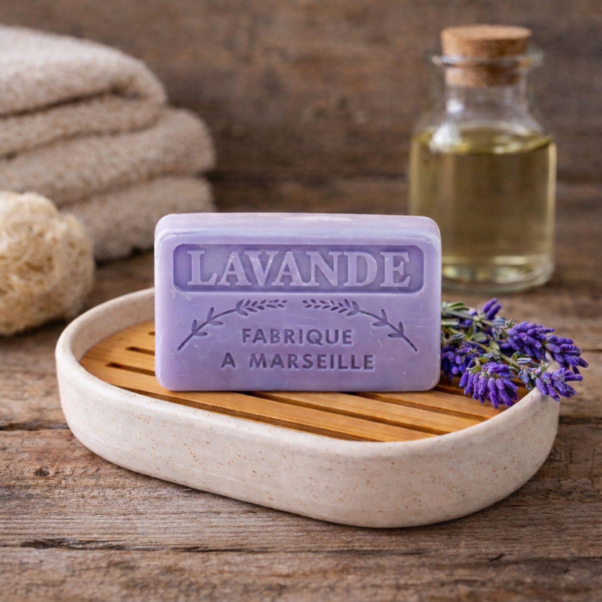 Lavender French Guest Soap 60g — Wholesale Box