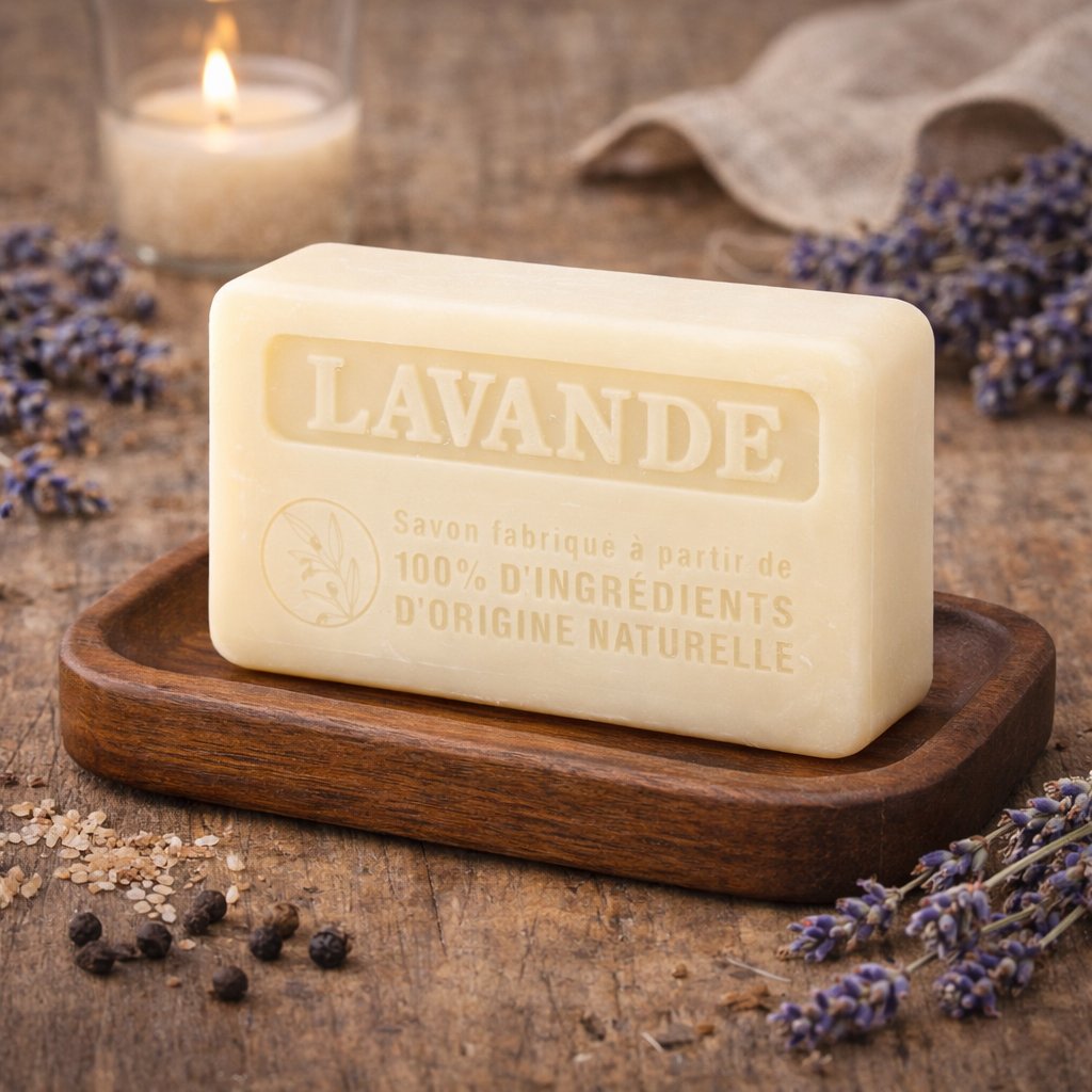 Lavender 100% Natural French Soap 125g — Wholesale Box