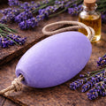 Lavender 240g Rotating French Soap with Rope — Wholesale Box