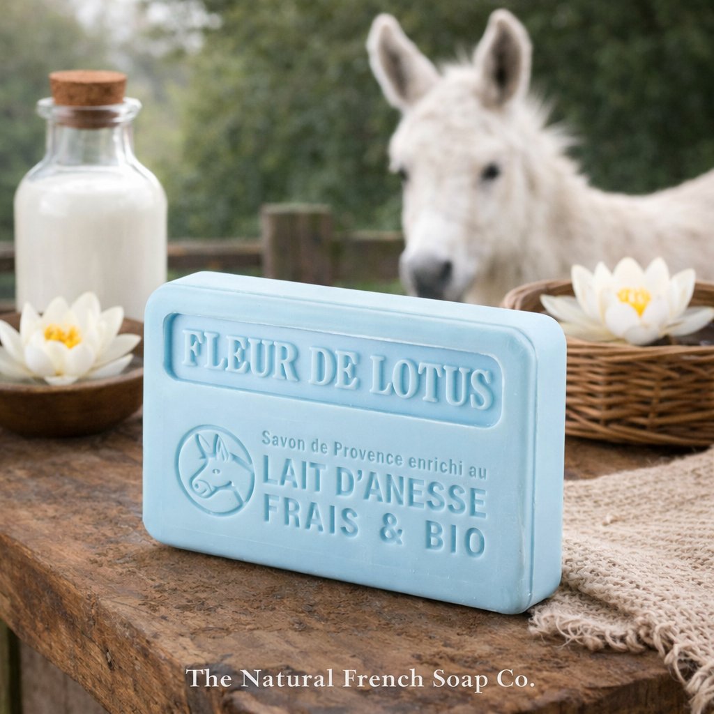 Lotus Blossom Organic Donkey Milk Soap 100g — Wholesale Box