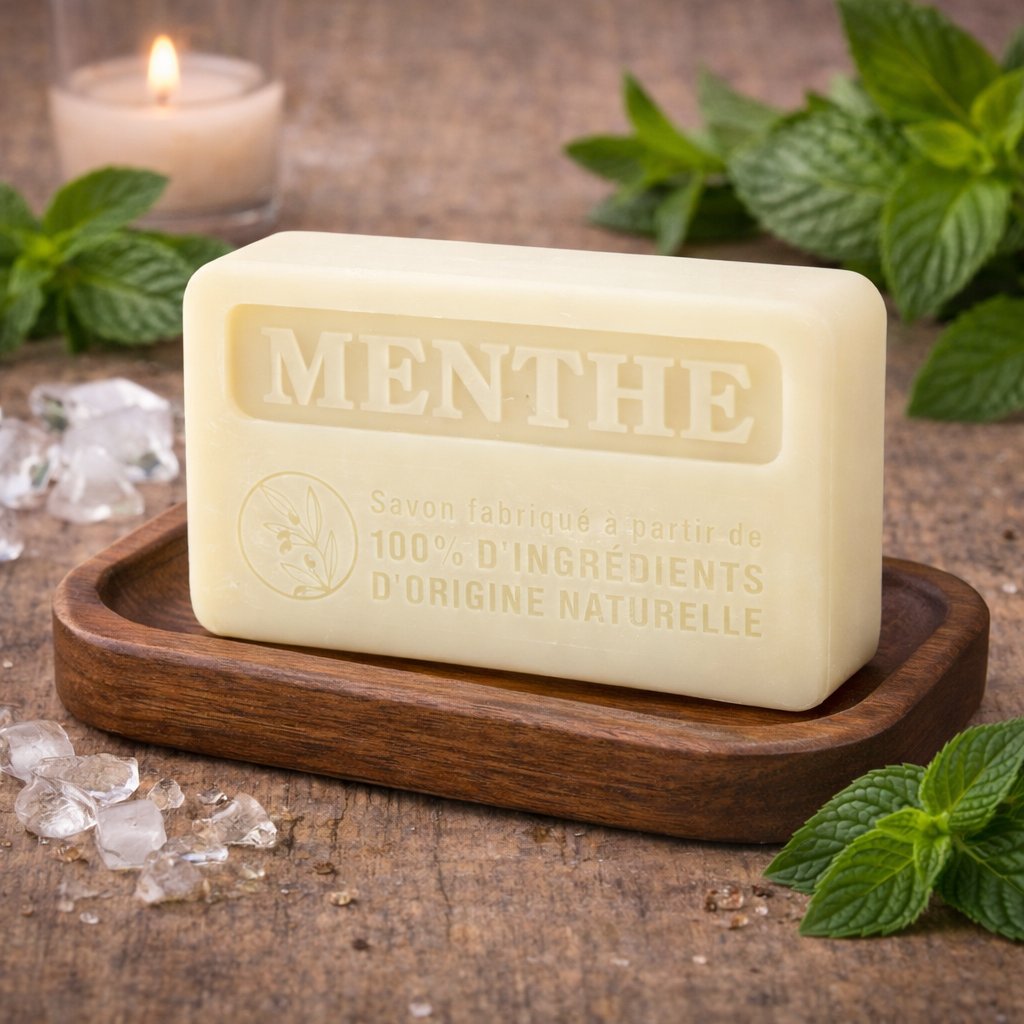 Peppermint 100% Natural French Soap 125g — Wholesale Box