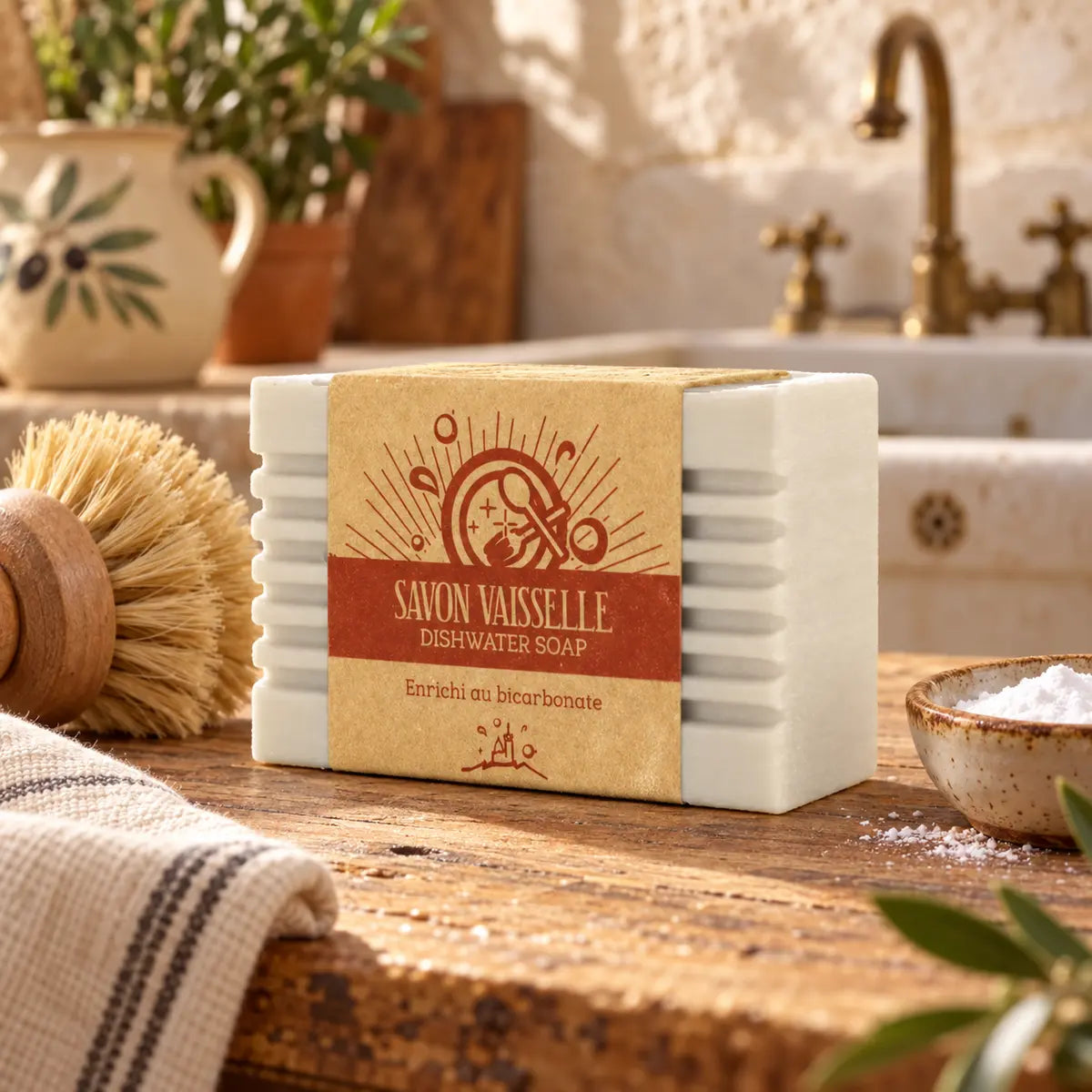 Natural Dishwashing Soap Bar — Wholesale Box of 24