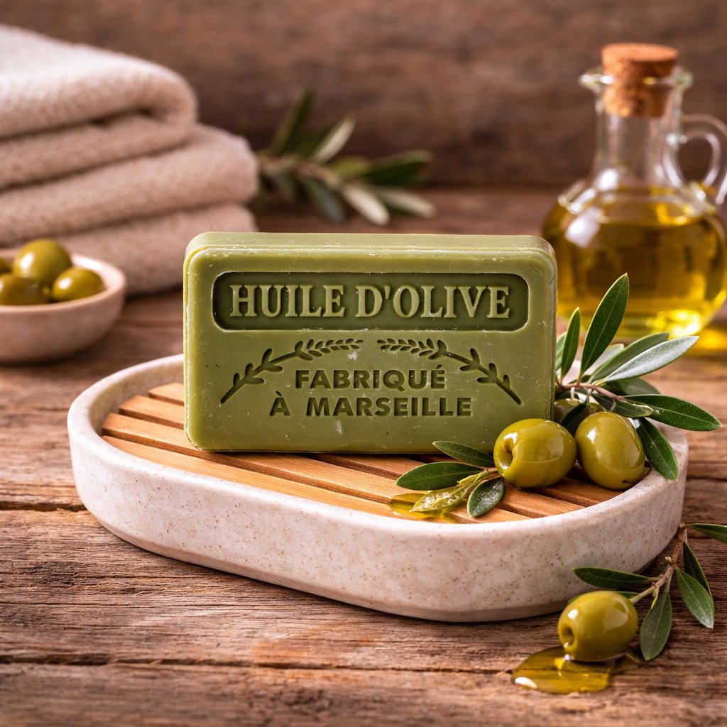 Olive French Guest Soap 60g — Wholesale Box