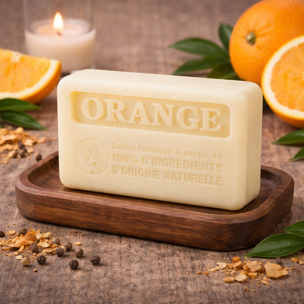 Orange 100% Natural French Soap 125g — Wholesale Box