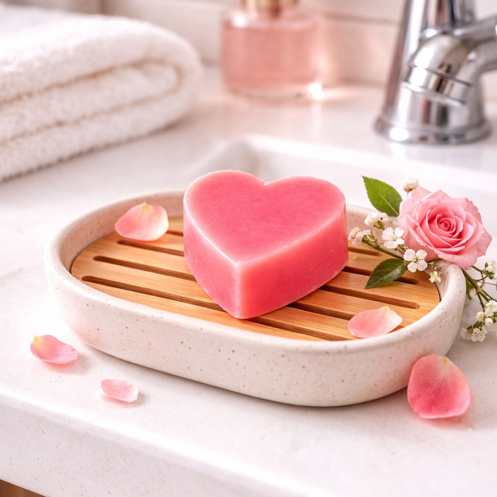 Watermelon Heart Gift Soap 30g — Wholesale Box