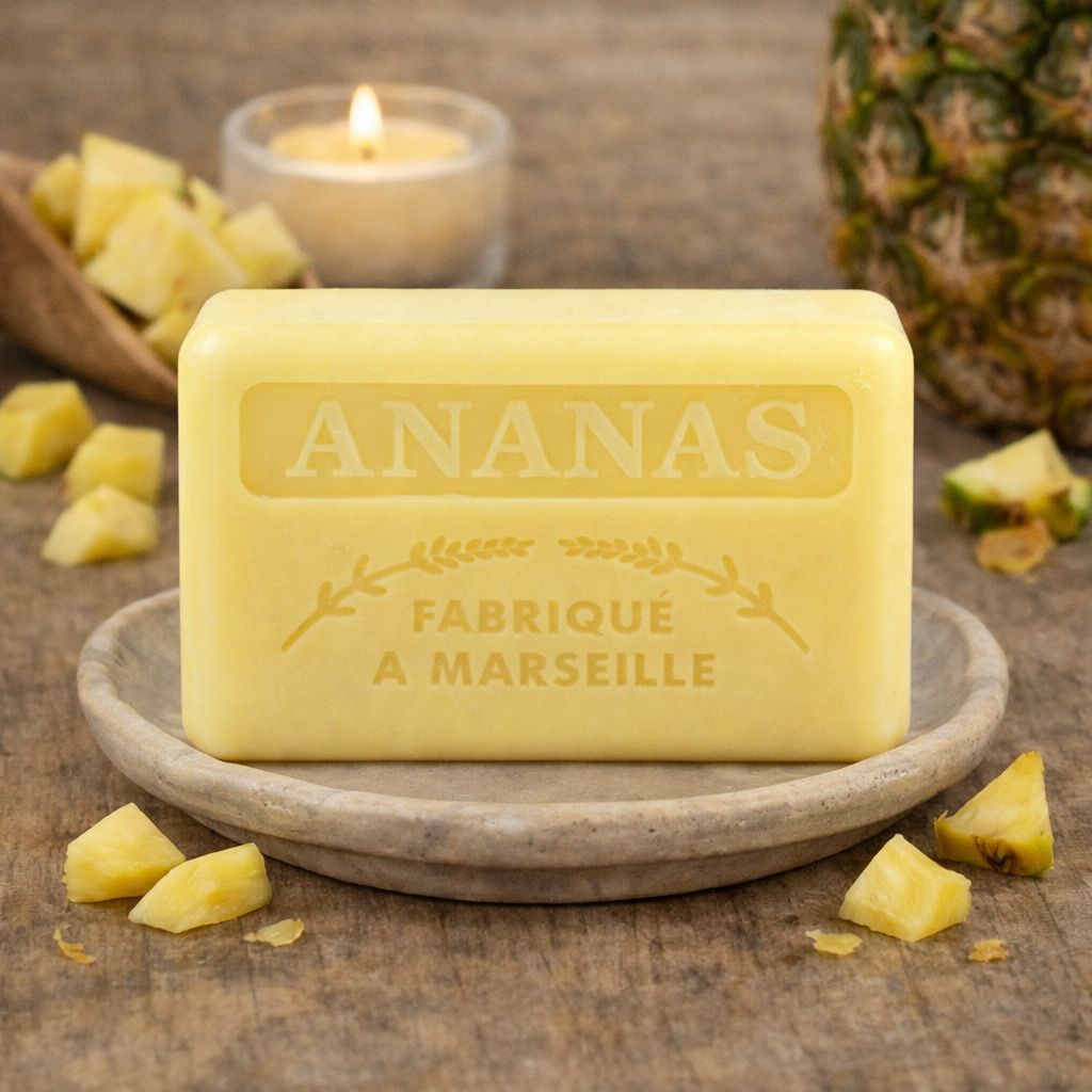 Pineapple French Soap 125g — Wholesale Box