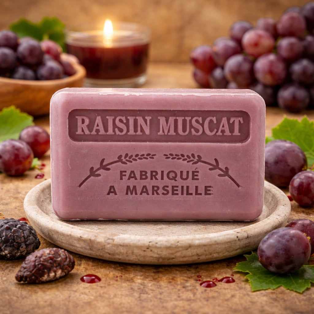 Muscat Grape French Soap 125g — Wholesale Box