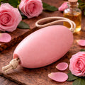 Rose 240g Rotating French Soap  with Rope — Wholesale Box