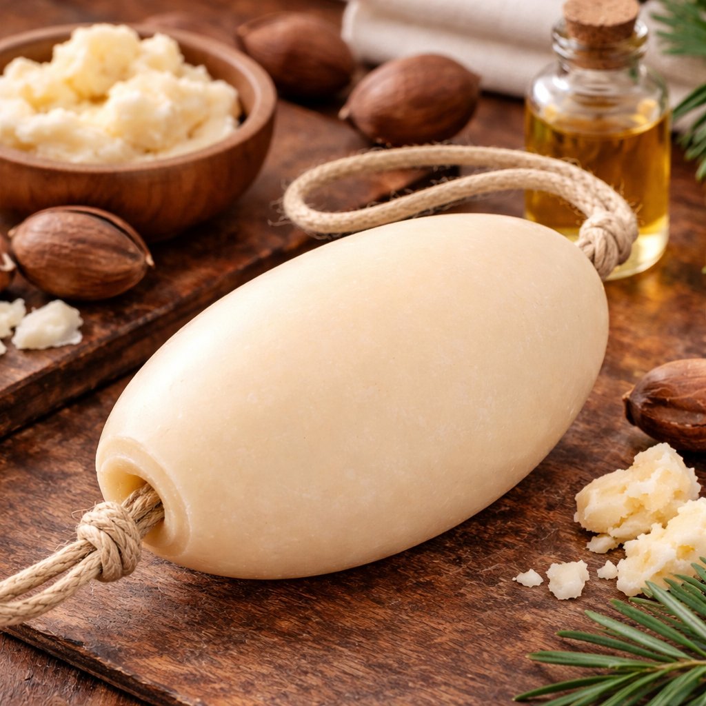 Shea Butter (Beurre de Karité) 240g Rotating French Soap — Wholesale Box