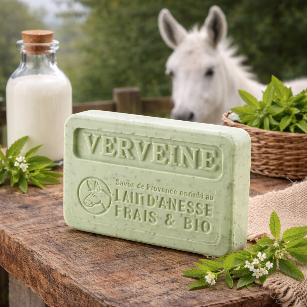 Verbena Organic Donkey Milk Soap 100g — Wholesale Box